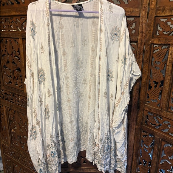 Angie Lightweight Loose Short Sleeved Cardigan Size Large - Picture 1 of 3